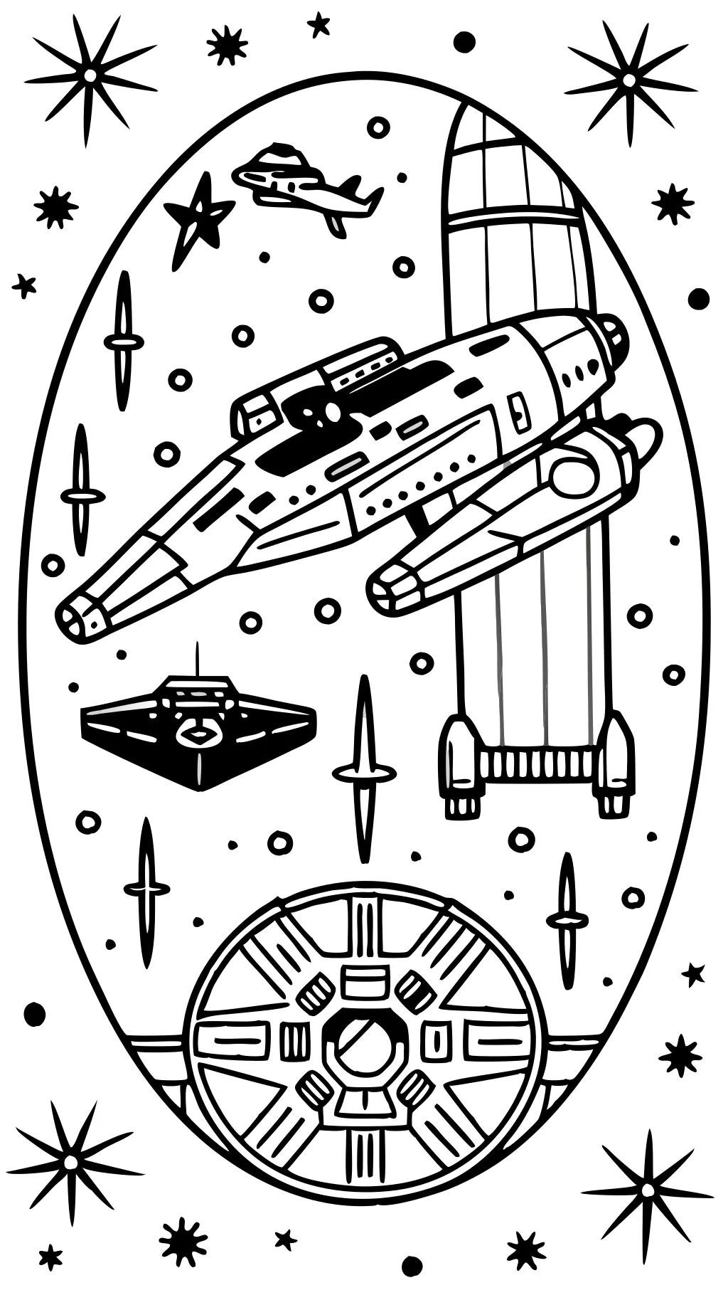 star wars coloring pages ships